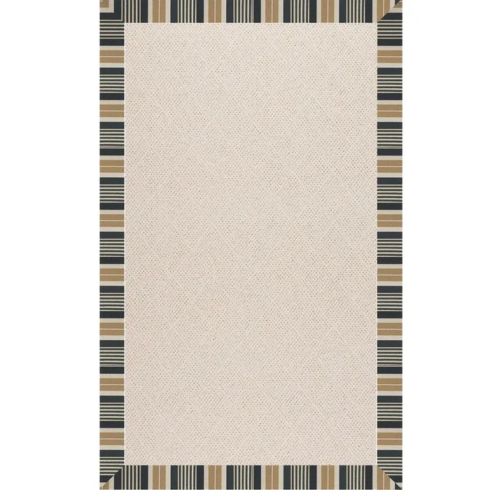 Zoe-White Wicker Black Stripe